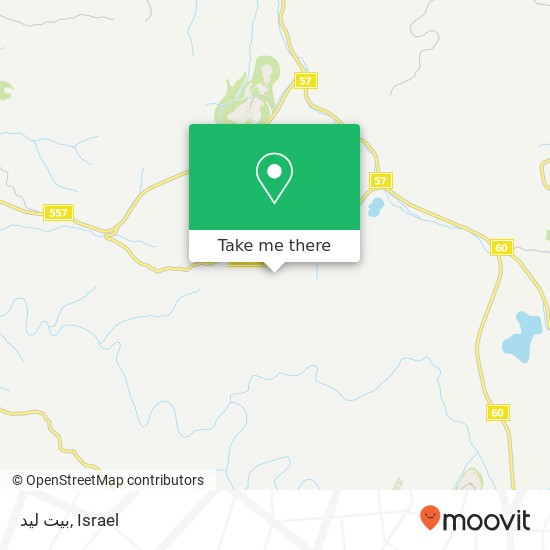 Карта بيت ليد