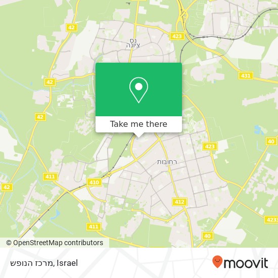 מרכז הנופש map