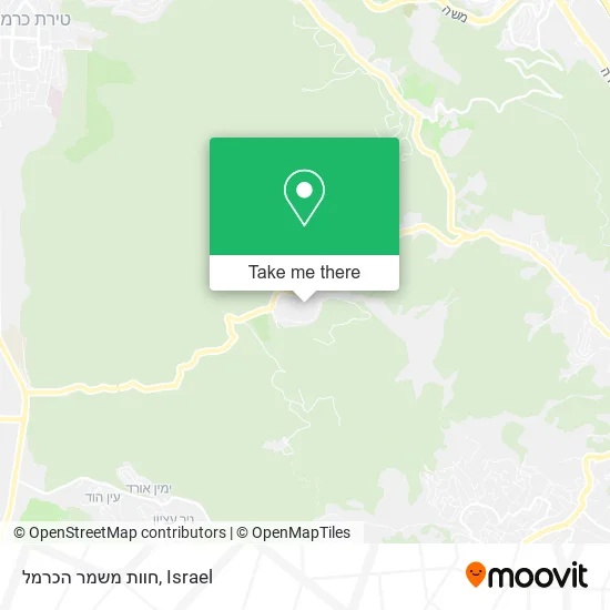 Карта חוות משמר הכרמל