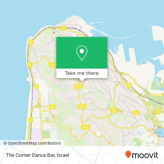 The Corner Dance Bar map