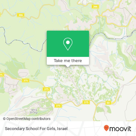 Карта Secondary School For Girls