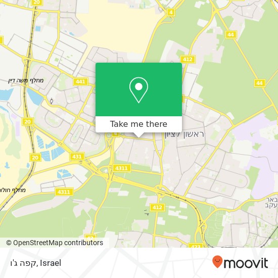 קפה ג'ו map