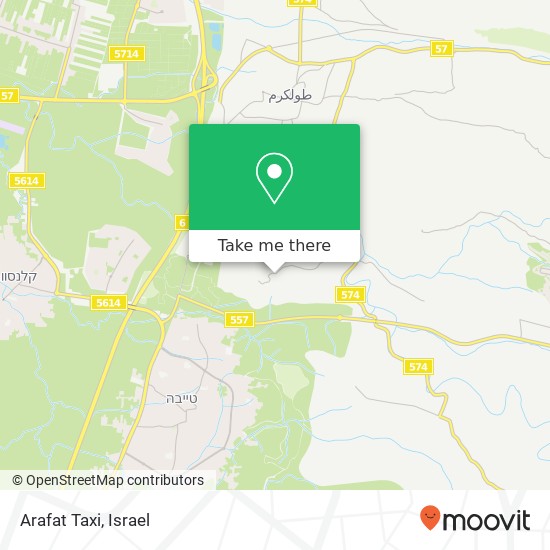 Карта Arafat Taxi