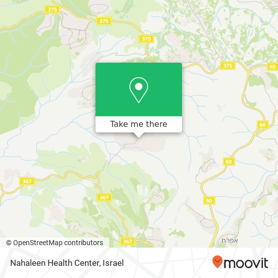 Nahaleen Health Center map