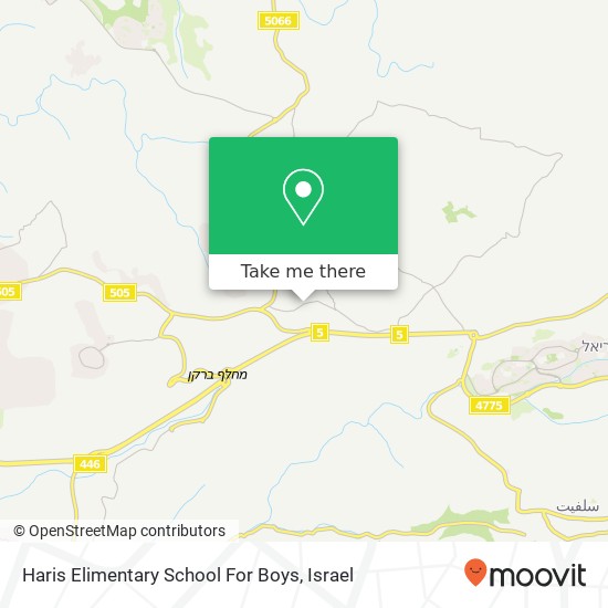 Карта Haris Elimentary School For Boys