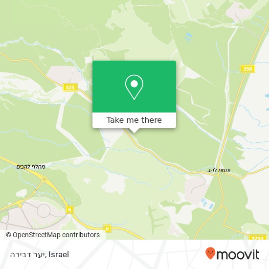 יער דבירה map