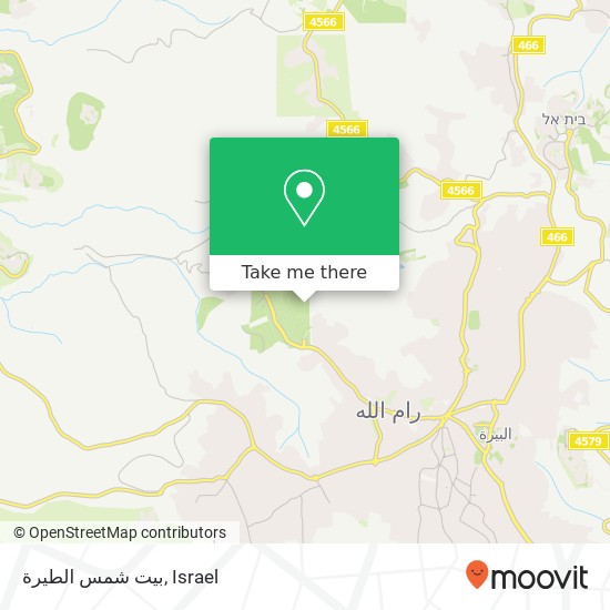 بيت شمس الطيرة map