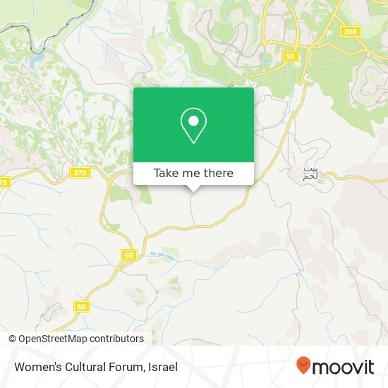Women's Cultural Forum map
