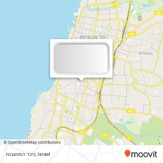 כיכר המושבות map