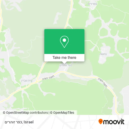 Карта כפר זוהרים