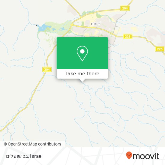 גב שועלים map