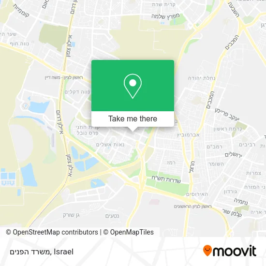 Карта משרד הפנים