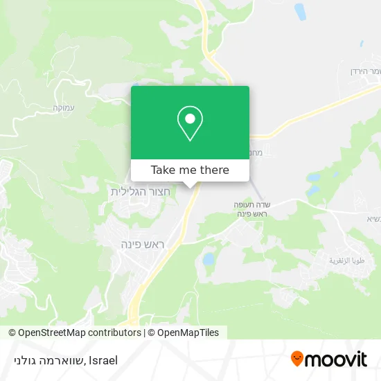 Карта שווארמה גולני