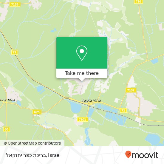 בריכת כפר יחזקאל map