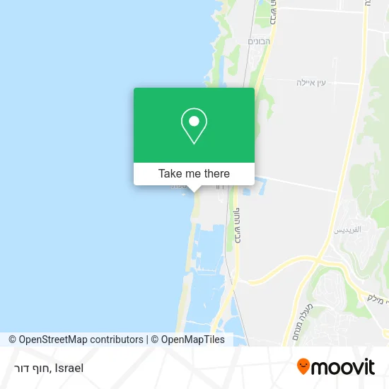 Карта חוף דור