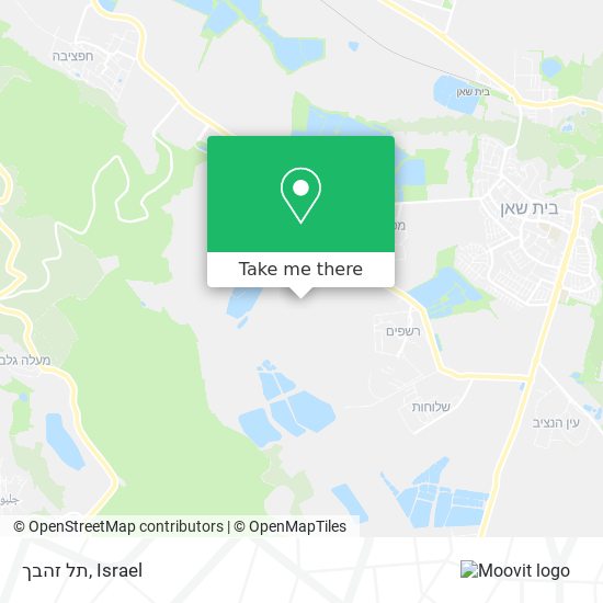 תל זהבך map