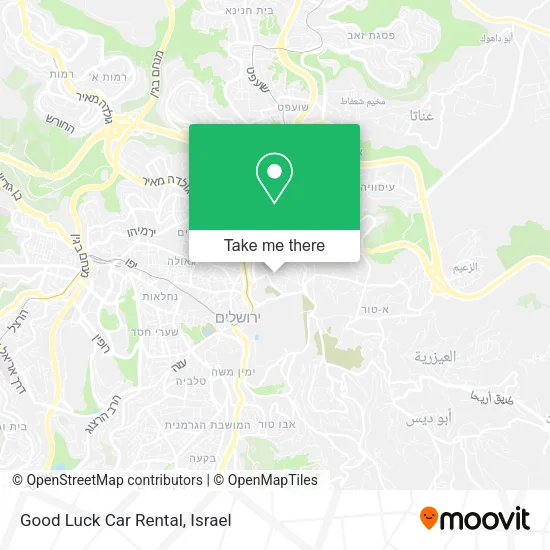 Карта Good Luck Car Rental