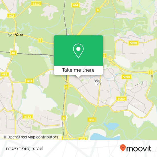 סופר פארם map