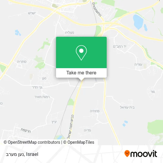 Карта נען מערב