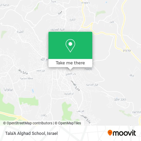 Tala'A Alghad School map