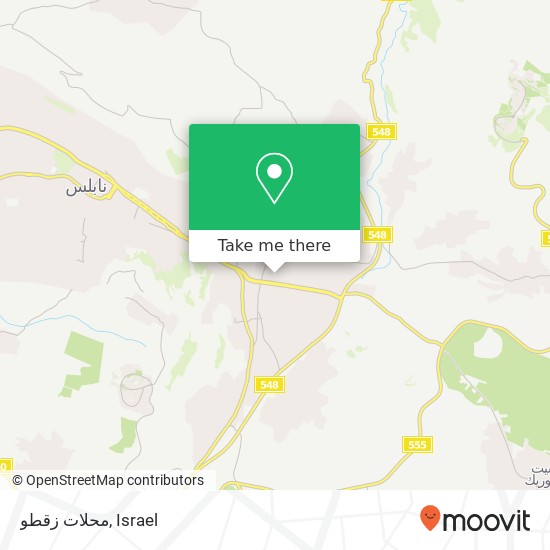 محلات زقطو map