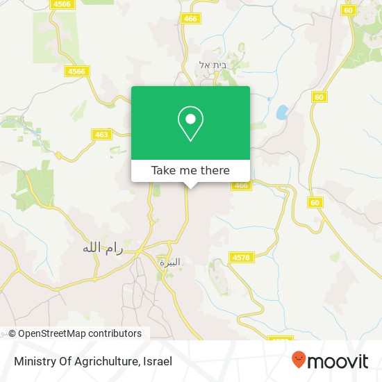 Ministry Of Agrichulture map