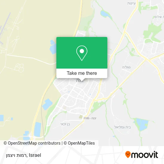 Карта רמות ויצמן