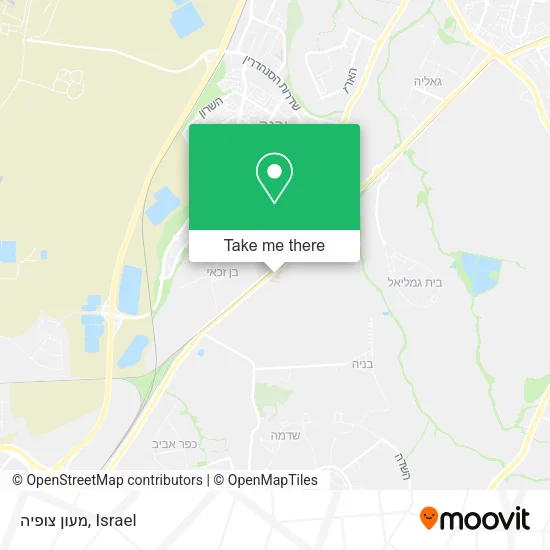 Карта מעון צופיה