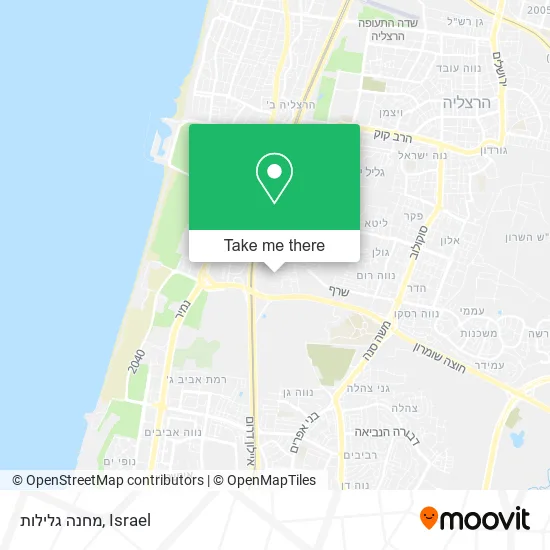 Карта מחנה גלילות