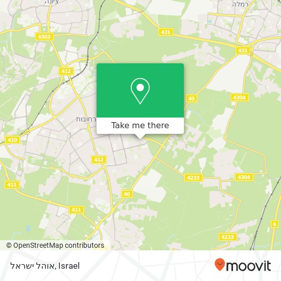 אוהל ישראל map
