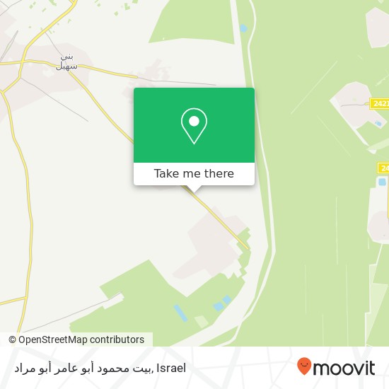 Карта بيت محمود أبو عامر أبو مراد