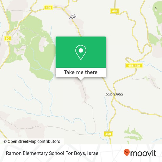 Карта Ramon Elementary School For Boys