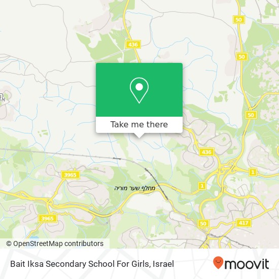 Карта Bait Iksa Secondary School For Girls