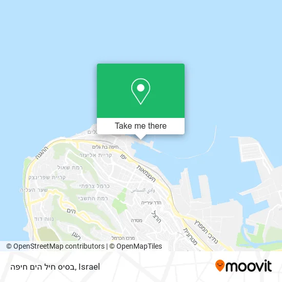 בסיס חיל הים חיפה map
