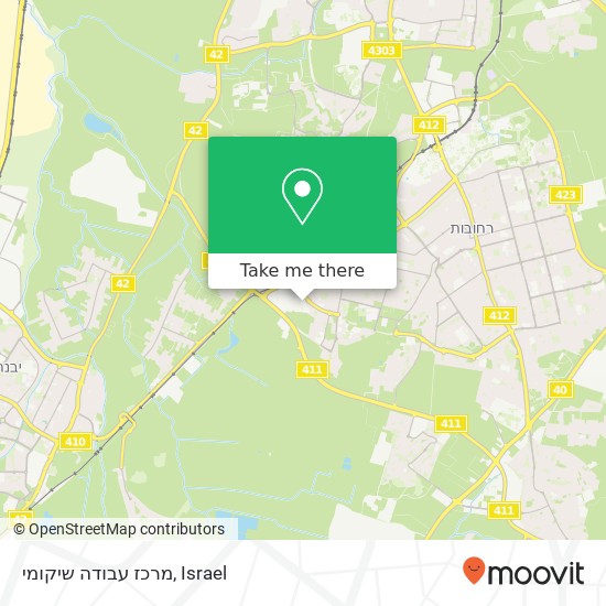 מרכז עבודה שיקומי map