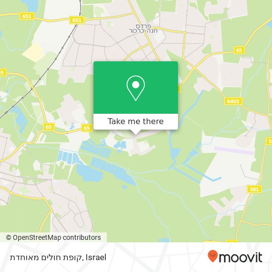 קופת חולים מאוחדת map