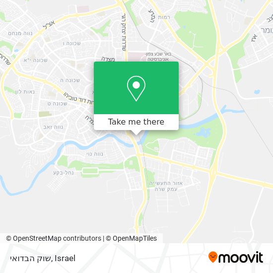 שוק הבדואי map