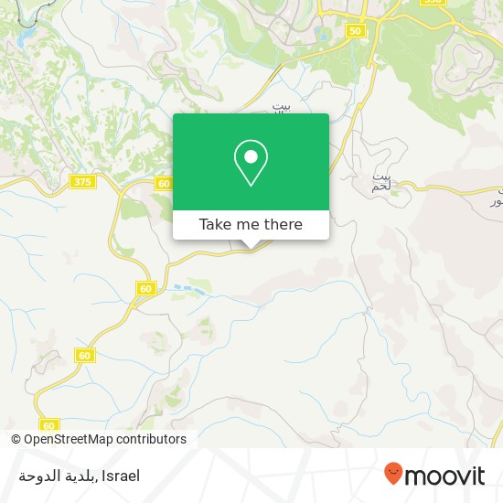 بلدية الدوحة map