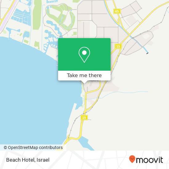 Beach Hotel map