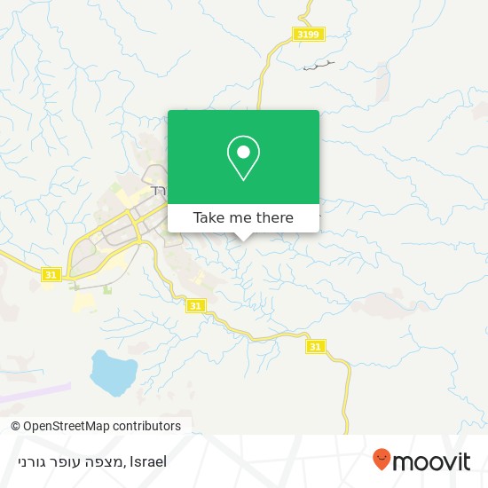 מצפה עופר גורני map