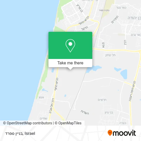 Карта בניין ספרד