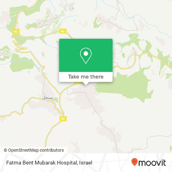 Fatma Bent Mubarak Hospital map