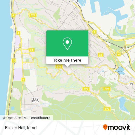 Карта Eliezer Hall