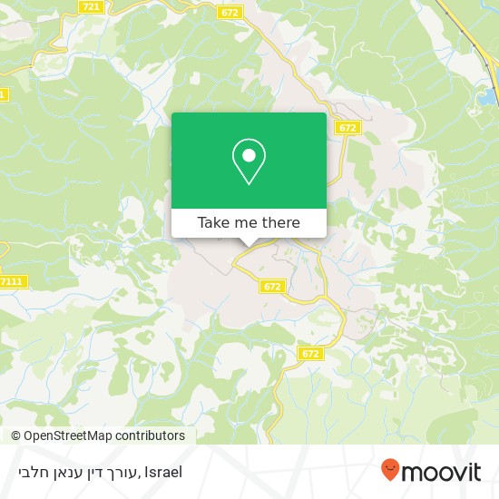 עורך דין ענאן חלבי map