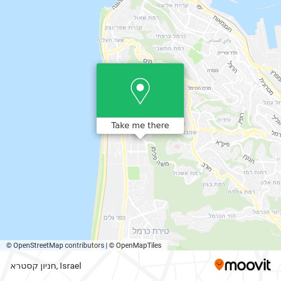 חניון קסטרא map