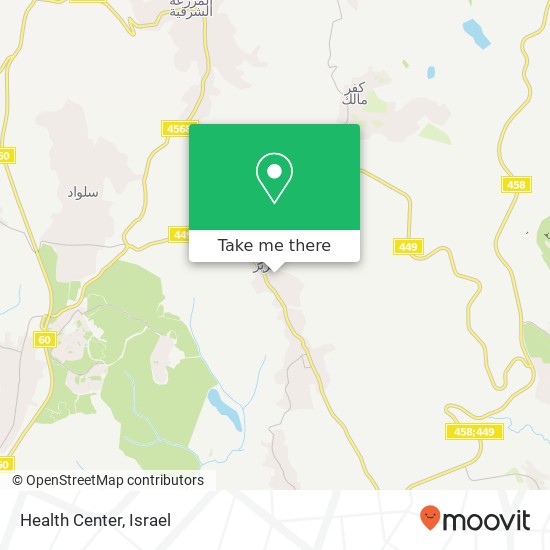 Health Center map