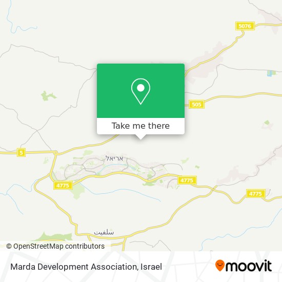 Marda Development Association map