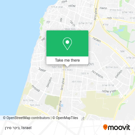 Карта כיכר סירן