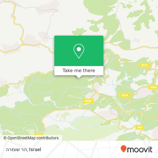 הר שומרה map