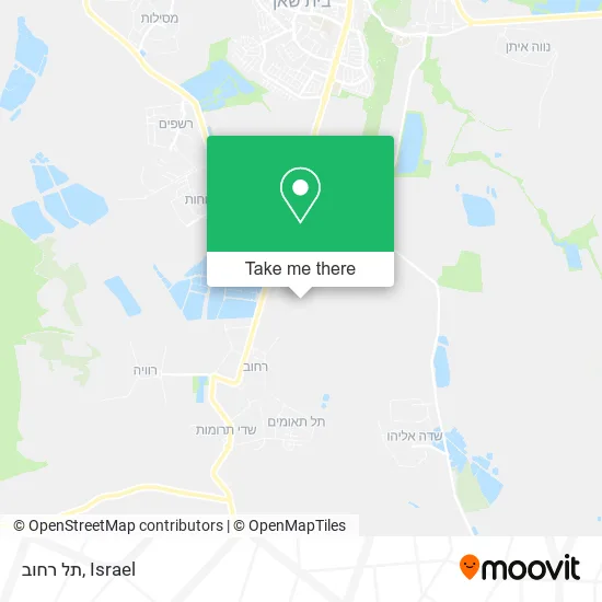Карта תל רחוב